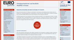 Desktop Screenshot of euro-paths.net