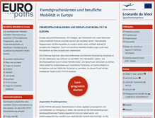 Tablet Screenshot of euro-paths.net